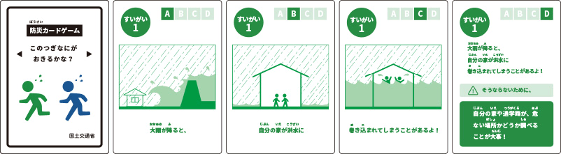 イメージ:防災カードゲーム教材イメージ